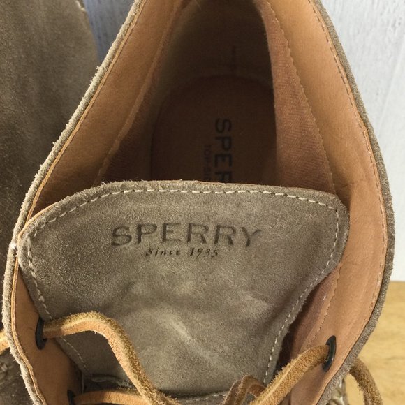Sperry Stella Wedge Tan Suede Boots, Size 9 Med - Picture 8 of 9